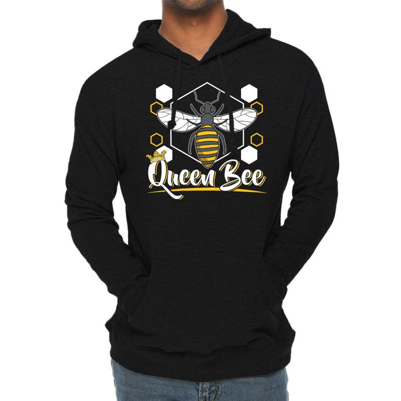 Bee Beekeeper Womens Queen Bee I Beekeeping I Beekeeper 263 Hive Beeke Lightweight Hoodie | Artistshot