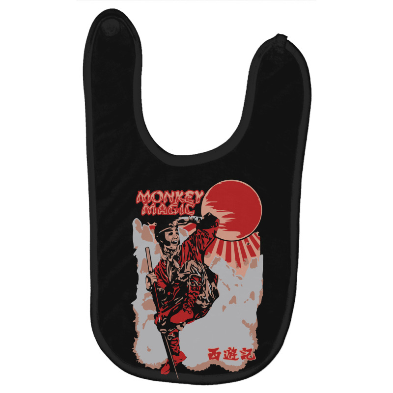 Monkey Magic Baby Bibs by nbobatiga | Artistshot