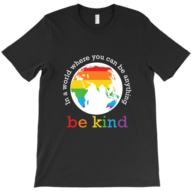 World Map Be Kind Pride 12243309 T-shirt | Artistshot