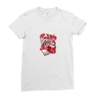 Koi Carp Lion Ladies Fitted T-shirt | Artistshot