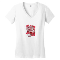 Koi Carp Lion Women's V-neck T-shirt | Artistshot