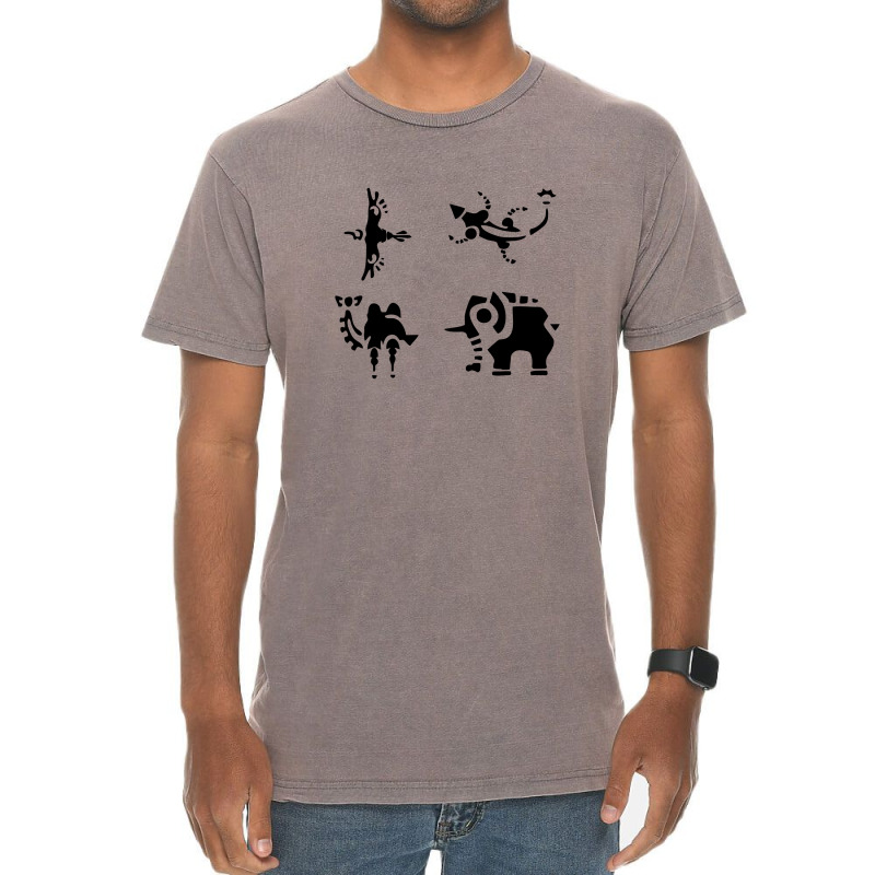 Beasts Symbols Vintage T-Shirt by parentseka | Artistshot