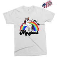 Love Is Magical Unicorn Exclusive T-shirt | Artistshot