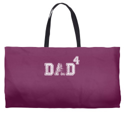 Dad to the Second Power ( dad of 4 ) Weekender Totes | Artistshot