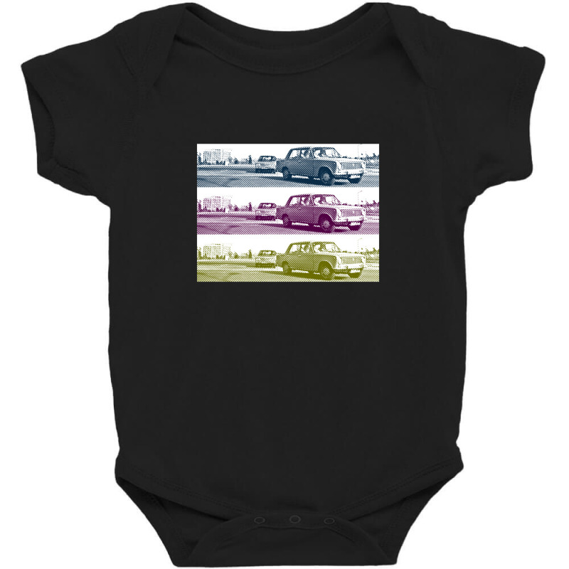 Vintage Eastern European Car Design Baby Bodysuit | Artistshot