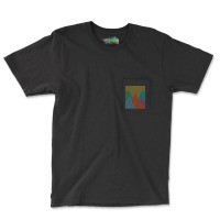 Geometric T  Shirt Geometry Mountain T  Shirt Pocket T-shirt | Artistshot