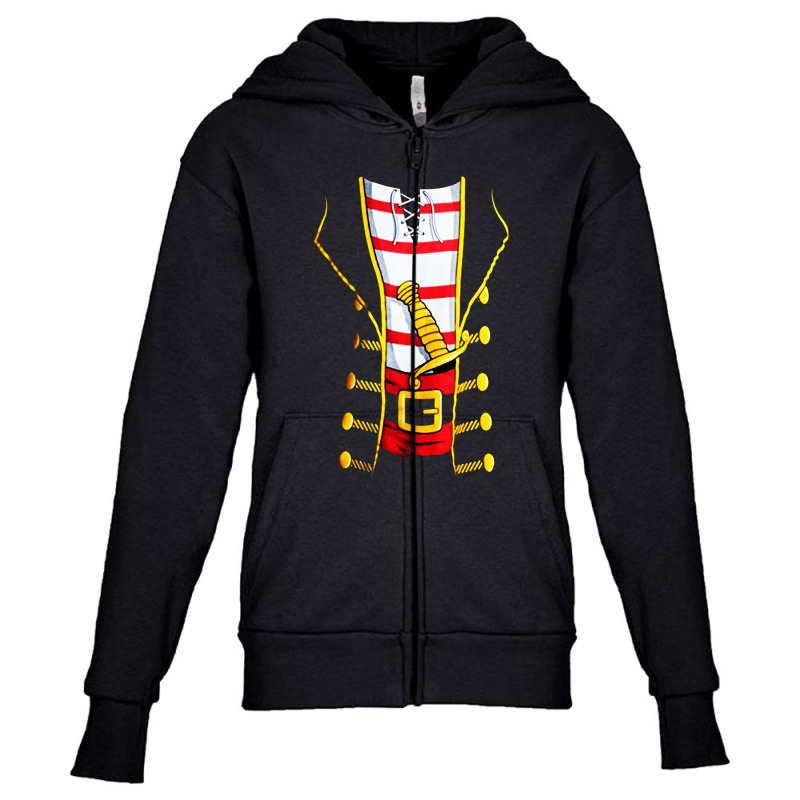 Pirate Buccanneer Youth Zipper Hoodie | Artistshot