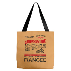 This Fiance Loves Motorcycles Tote Bags | Artistshot