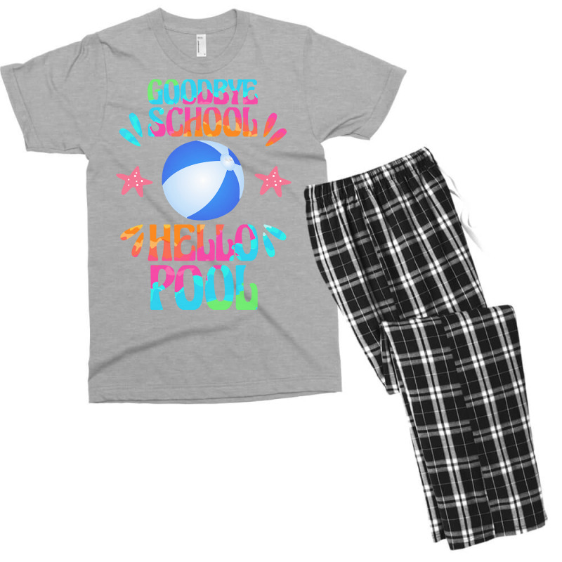 Goodbye School Hello Pool T  Shirt Goodbye School Hello Pool T  Shirt Men's T-shirt Pajama Set | Artistshot