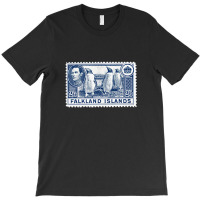 Vintage Falkland Islands Postage Stamp Design T-shirt | Artistshot