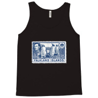 Vintage Falkland Islands Postage Stamp Design Tank Top | Artistshot