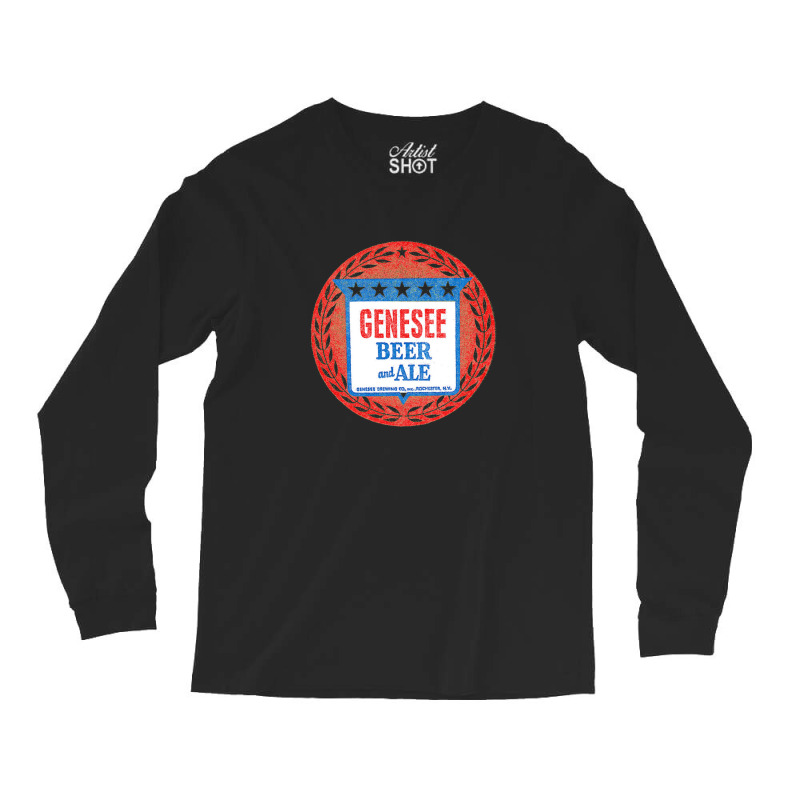 Vintage Genesee Beer Design Long Sleeve Shirts by sabitung | Artistshot