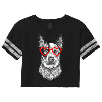 Valentines T  Shirt Heeler Valentines Day Australian Cattle Dog Mom Do Scorecard Crop Tee | Artistshot