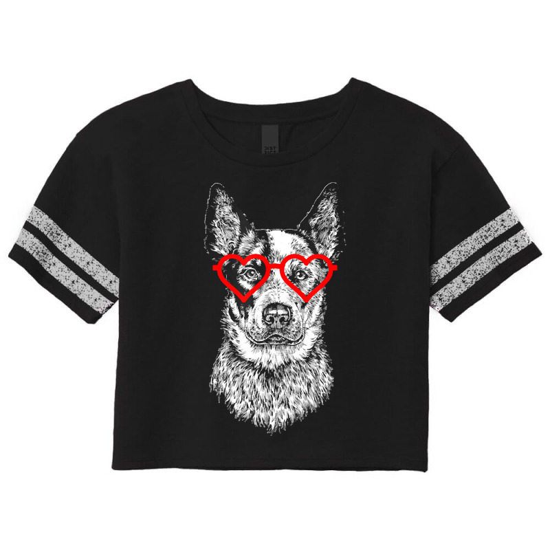 Valentines T  Shirt Heeler Valentines Day Australian Cattle Dog Mom Do Scorecard Crop Tee by spenceralycia444 | Artistshot