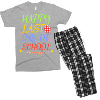 Happy Last Day Of School Students And T T  Shirt Happy Last Day Of Sch Men's T-shirt Pajama Set | Artistshot