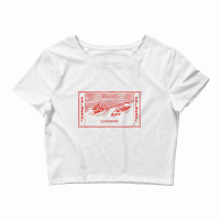 Vintage Icelandic Postage Stamp Design Crop Top | Artistshot