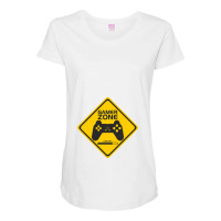 Gamer Zone Maternity Scoop Neck T-shirt | Artistshot