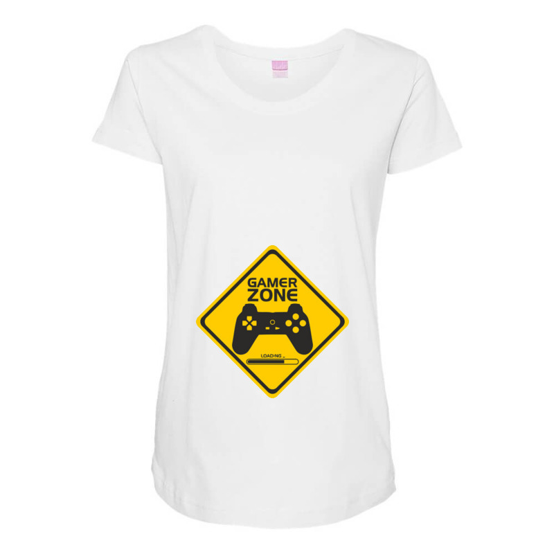 Gamer Zone Maternity Scoop Neck T-shirt by firsabusari | Artistshot