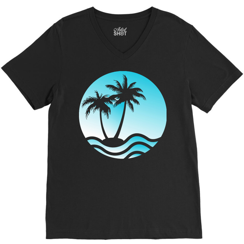 Holiday T  Shirt Coconut Tree T  Shirt V-neck Tee | Artistshot