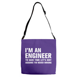 I Am An Engineer... Adjustable Strap Totes | Artistshot