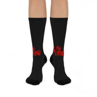 The Warning Crew Socks | Artistshot