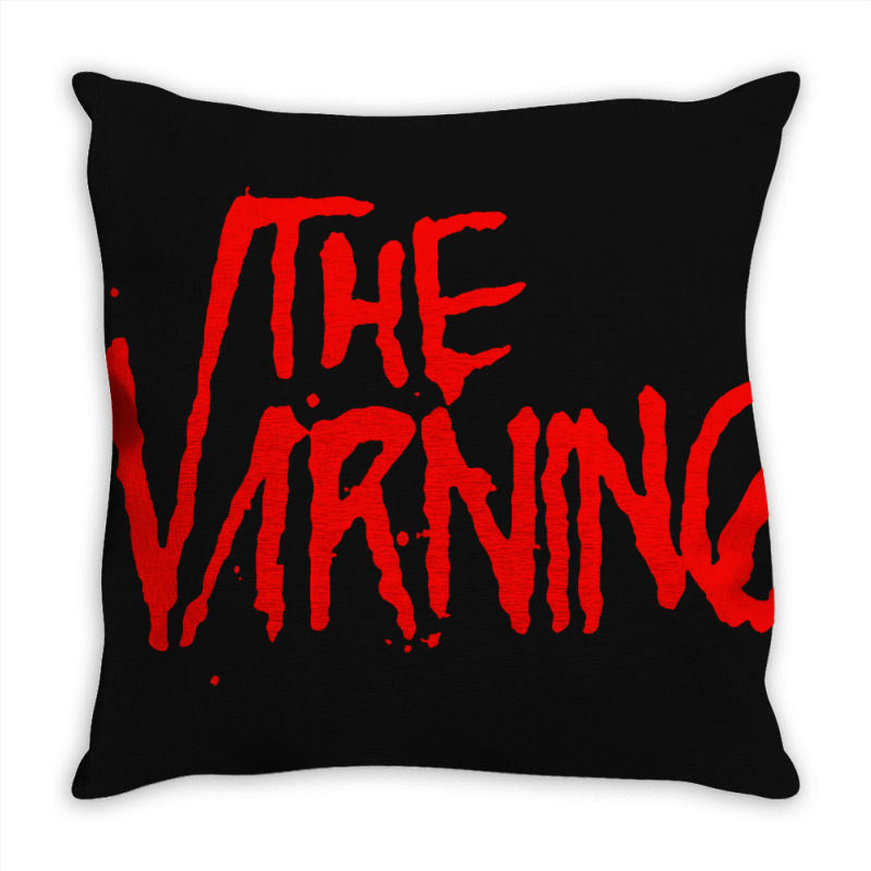 The Warning Throw Pillow | Artistshot