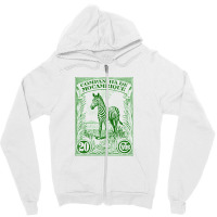 Vintage Mozambique Africa Postage Stamp Design Zipper Hoodie | Artistshot