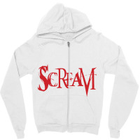 Scream Zipper Hoodie | Artistshot