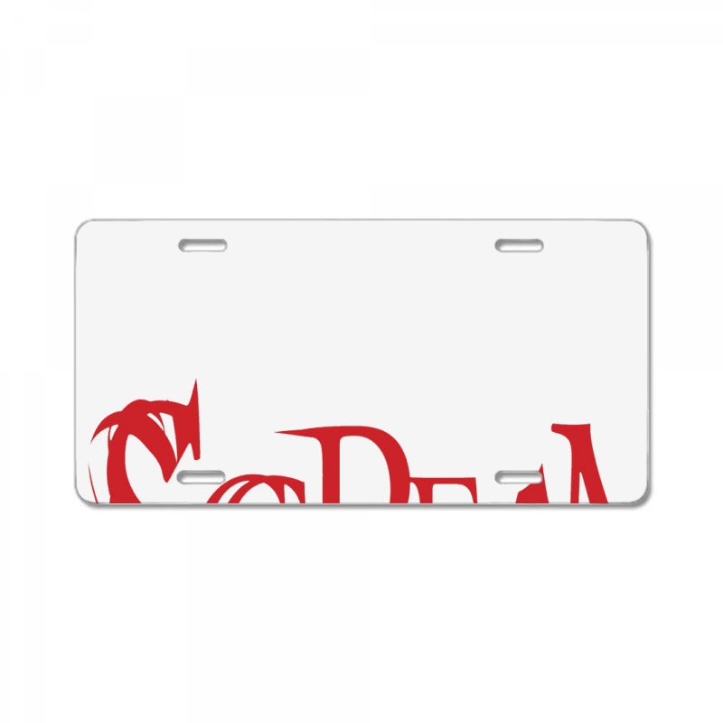 Scream License Plate | Artistshot