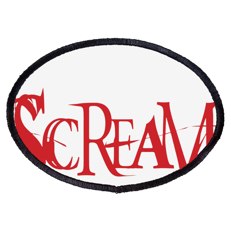 Scream Oval Patch | Artistshot