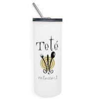 Tete Restaurant Skinny Tumbler | Artistshot