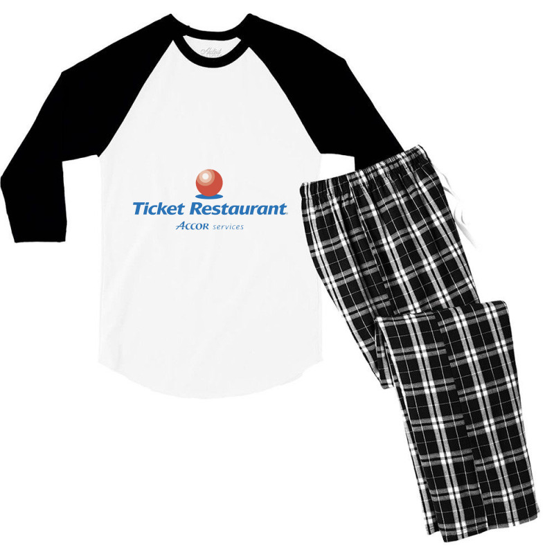 Ticket Restaurant Men's 3/4 Sleeve Pajama Set | Artistshot