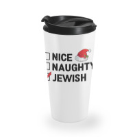 Nice Naughty Jewish Travel Mug | Artistshot