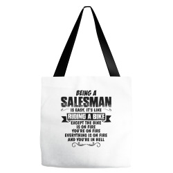 being a salesman copy Tote Bags | Artistshot