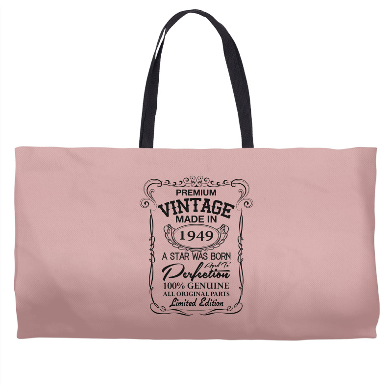 Vintage Made In 1949 Weekender Totes | Artistshot