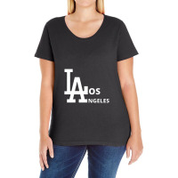 Los Angeles City Ladies Curvy T-shirt | Artistshot