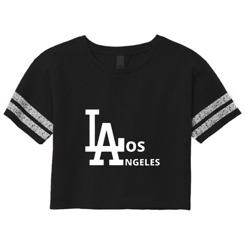 Los Angeles City Scorecard Crop Tee by firsabusari | Artistshot