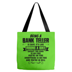 being a bank teller Tote Bags | Artistshot