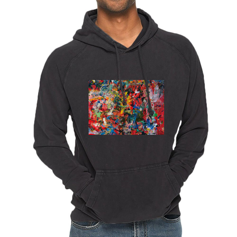 Free Bold Abstract Painting Vintage Hoodie | Artistshot