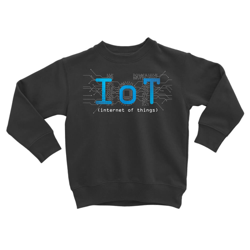 Internet Of Things Smart Science Data Iot Analytics Transfer T Shirt Toddler Sweatshirt by MoczoTenleigh | Artistshot