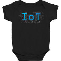 Internet Of Things Smart Science Data Iot Analytics Transfer T Shirt Baby Bodysuit | Artistshot