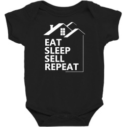 real estate agent saying funny1 Baby Bodysuit | Artistshot