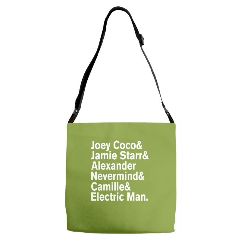 Prince Aliases Joey Coco & Jamie Starr Threads Adjustable Strap Totes | Artistshot