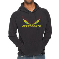 Juneteenth T  Shirt Wings Fist Juneteenth Black History T  Shirt Vintage Hoodie | Artistshot