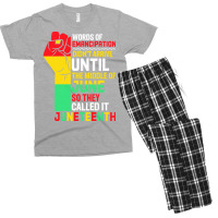 Juneteenth T  Shirt Words Of Emancipation Didn't Arrive Until The Midd Men's T-shirt Pajama Set | Artistshot