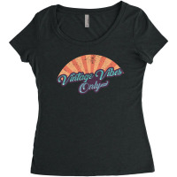 Vintage Vibes Only Women's Triblend Scoop T-shirt | Artistshot