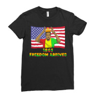 Juneteenth T  Shirt1865   Freedom Arrived   Black History Month Junete Ladies Fitted T-shirt | Artistshot