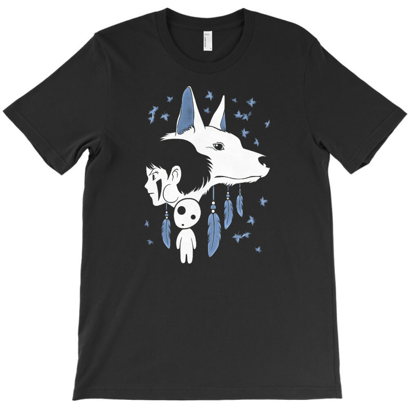 Girl And Wolf Anime T-Shirt by George277 | Artistshot