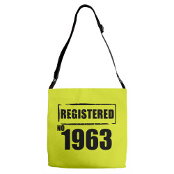 registered no 1963 Adjustable Strap Totes | Artistshot