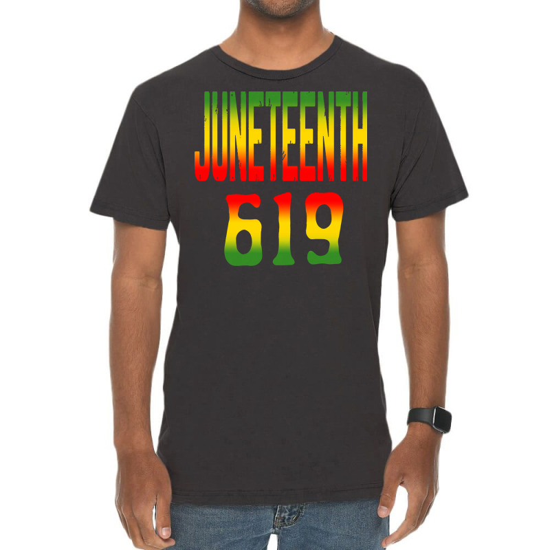 Juneteenth T  Shirtjuneteenth 619 T  Shirt Vintage T-shirt | Artistshot